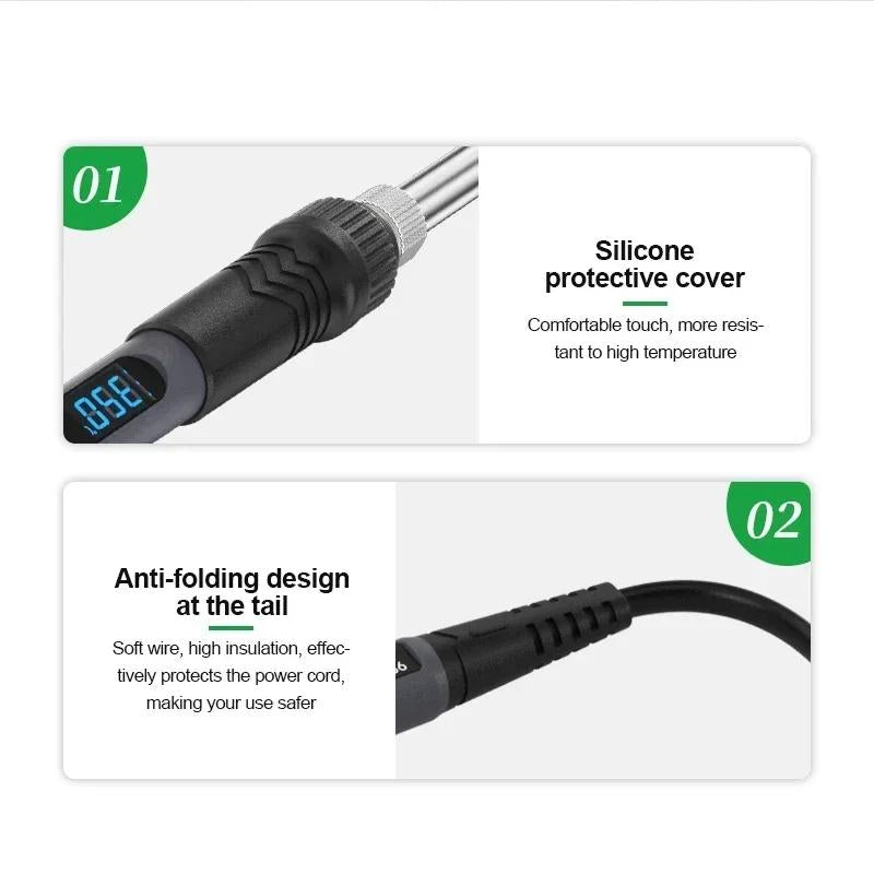 RELIFE-936-90W-High-Power-Internal-Heating-Smart-Digital-Display-Soldering-Iron,-US-Plug