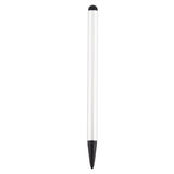 Resistive-Capacitive-Touch-Screen-Precision-Touch-Double-Tip-Stylus-Pen(Silver)