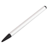 Resistive-Capacitive-Touch-Screen-Precision-Touch-Double-Tip-Stylus-Pen(Silver)