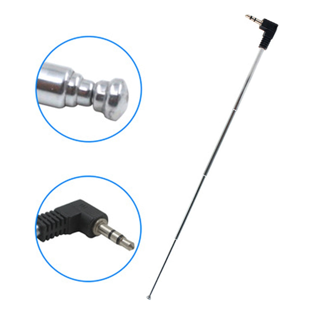 Retractable-3.5mm-FM-Radio-Antenna-for-Mobile-Phone,-Max-Length:-24.5cm