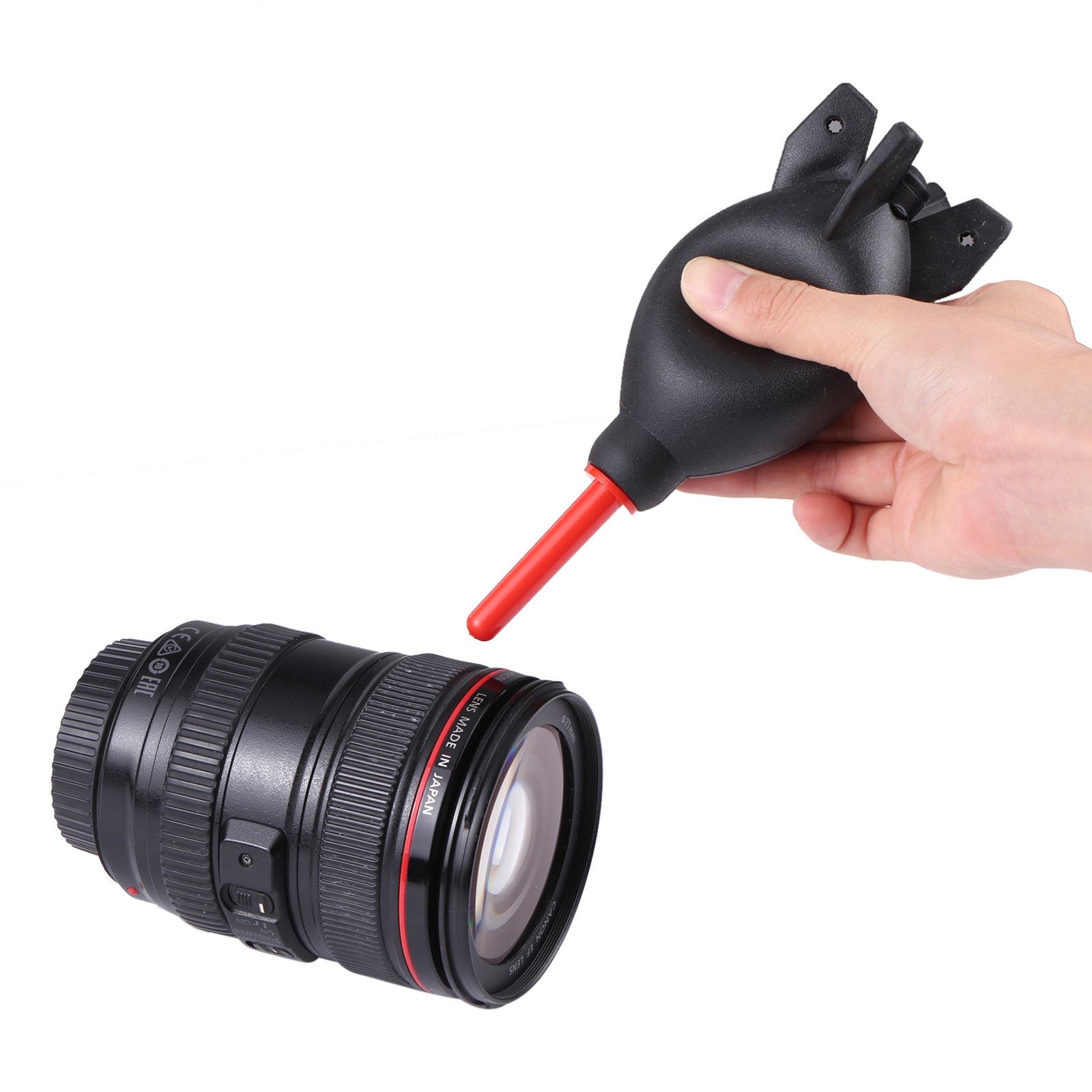 Rocket-Rubber-Dust-Blower-Cleaner-Ball-for-Lens-Filter-Camera-,-CD,-Computers,-Audio-visual-Equipment,-PDAs,-Glasses-and-LCD(Black-Red)
