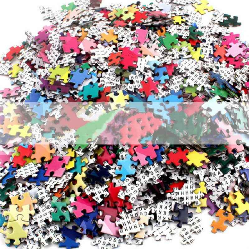 Round-Puzzle-Cartoon-Plane-Puzzle-Jigsaw-Toy-1000-PCS(Moon)