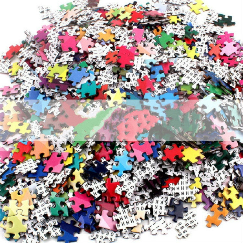 Round-Puzzle-Cartoon-Plane-Puzzle-Jigsaw-Toy-1000-PCS(Moon)