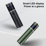 S-1090-IPX7-Waterproof-8D-Portable-LED-Digital-Display-Round-Electric-Shaver(Black)