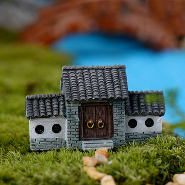 Sand-Table-Model-Micro-Landscape-Decoration-Bonsai-Decoration-Chinese-Archway-Small-House