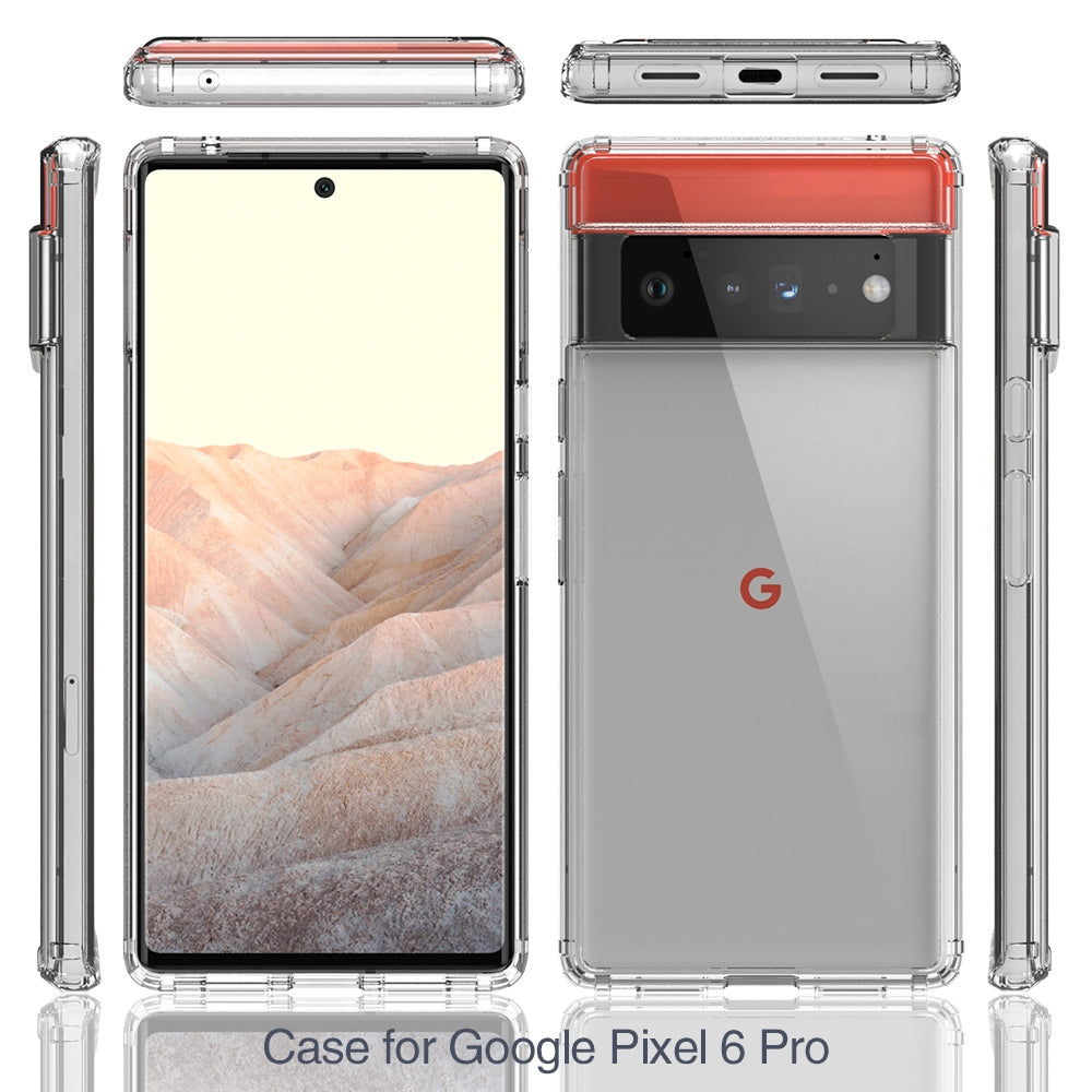 Shockproof-Scratchproof-TPU-+-Acrylic-Protective-Case-For-Google-Pixel-6-Pro(Transparent)