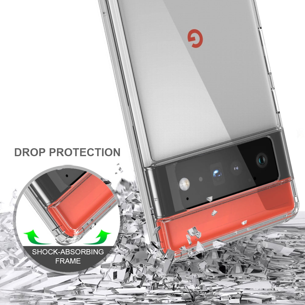 Shockproof-Scratchproof-TPU-+-Acrylic-Protective-Case-For-Google-Pixel-6-Pro(Transparent)