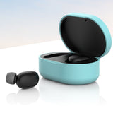 Silicone-Charging-Box-Protective-Case-for-Xiaomi-Redmi-AirDots-/-AirDots-S-/-AirDots-2(Mint-Green)