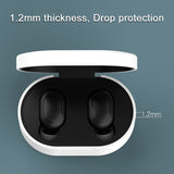 Silicone-Charging-Box-Protective-Case-for-Xiaomi-Redmi-AirDots-/-AirDots-S-/-AirDots-2(Mint-Green)