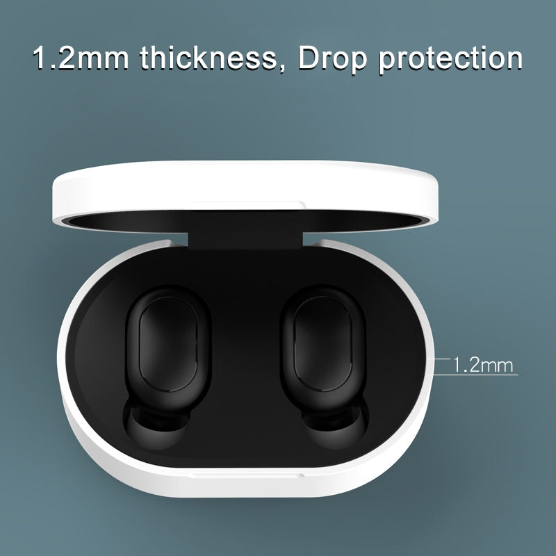 Silicone-Charging-Box-Protective-Case-for-Xiaomi-Redmi-AirDots-/-AirDots-S-/-AirDots-2(Mint-Green)