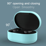 Silicone-Charging-Box-Protective-Case-for-Xiaomi-Redmi-AirDots-/-AirDots-S-/-AirDots-2(Mint-Green)