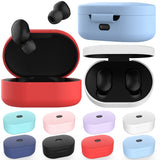 Silicone-Charging-Box-Protective-Case-for-Xiaomi-Redmi-AirDots-/-AirDots-S-/-AirDots-2(Mint-Green)