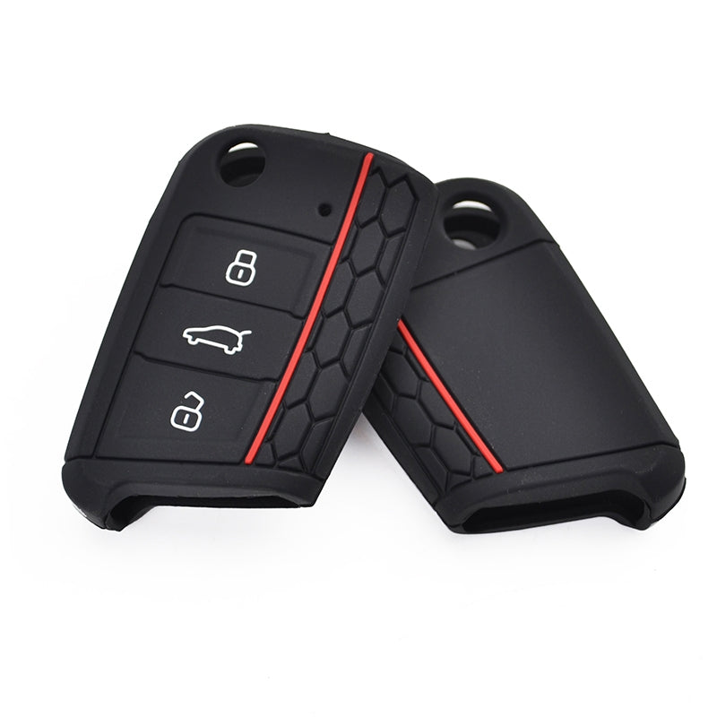 Silicone-Key-Case-Cover-for-Volkswagen-Polo-Golf-7/-Skoda