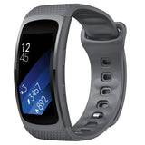 Silicone-Watch-Band-for-Samsung-Gear-Fit2-SM-R360,-Wrist-Strap-Size:126-175mm(Gray)