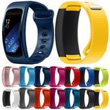 Silicone-Watch-Band-for-Samsung-Gear-Fit2-SM-R360,-Wrist-Strap-Size:126-175mm(Gray)