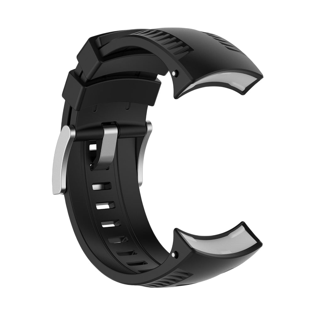 Silicone-Watch-Band-for-SUUNTO-9(Black)