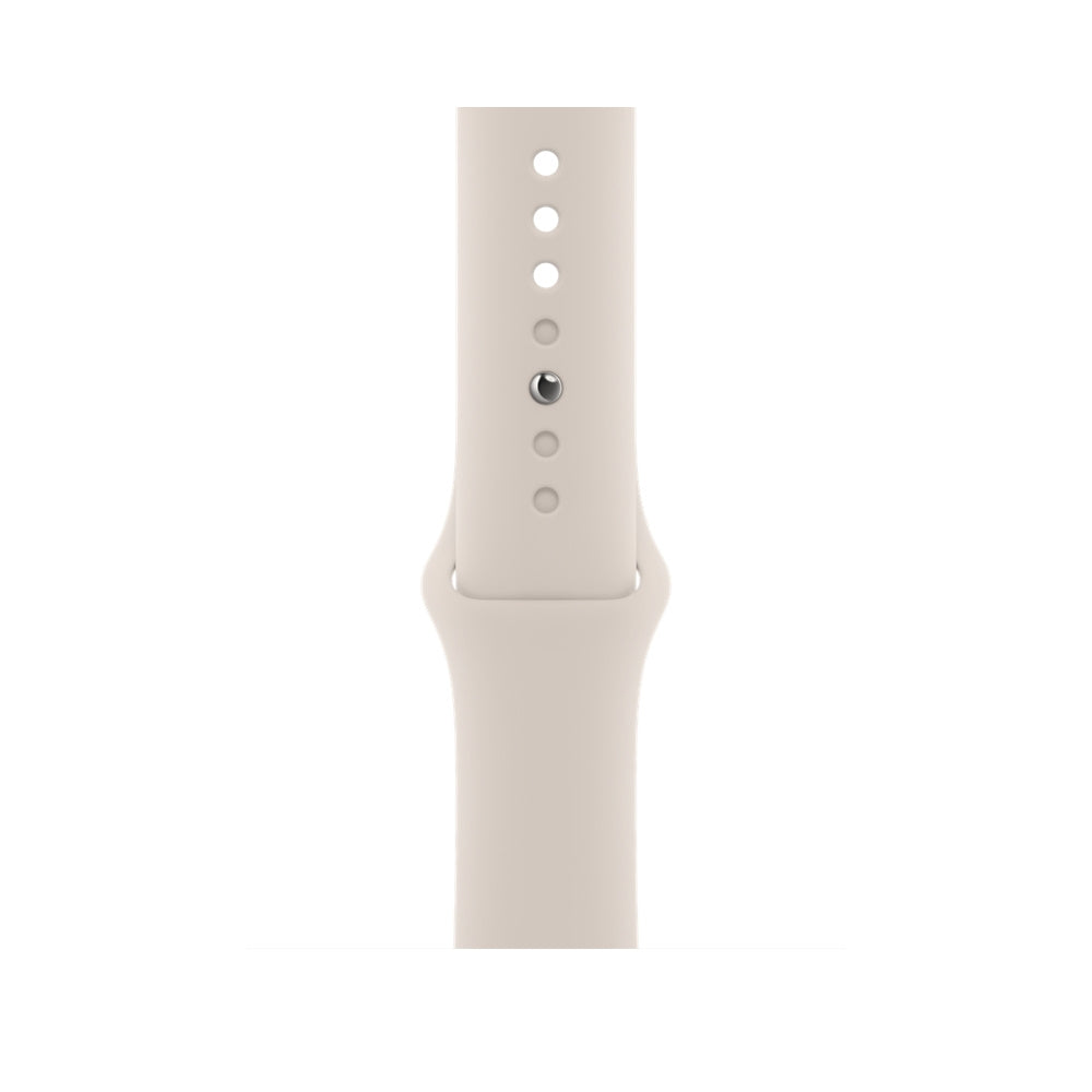 Silicone-Watch-Band-For-Apple-Watch-42mm-/-41mm-/-40mm-/-38mm(Starlight)