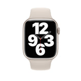 Silicone-Watch-Band-For-Apple-Watch-42mm-/-41mm-/-40mm-/-38mm(Starlight)