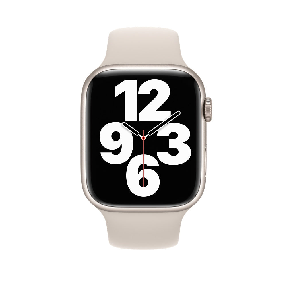 Silicone-Watch-Band-For-Apple-Watch-42mm-/-41mm-/-40mm-/-38mm(Starlight)
