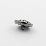 Silver-100-PCS-Hollow-Flower-Shape-Metal-Button-Clothing-Accessories,-Diameter:22mm