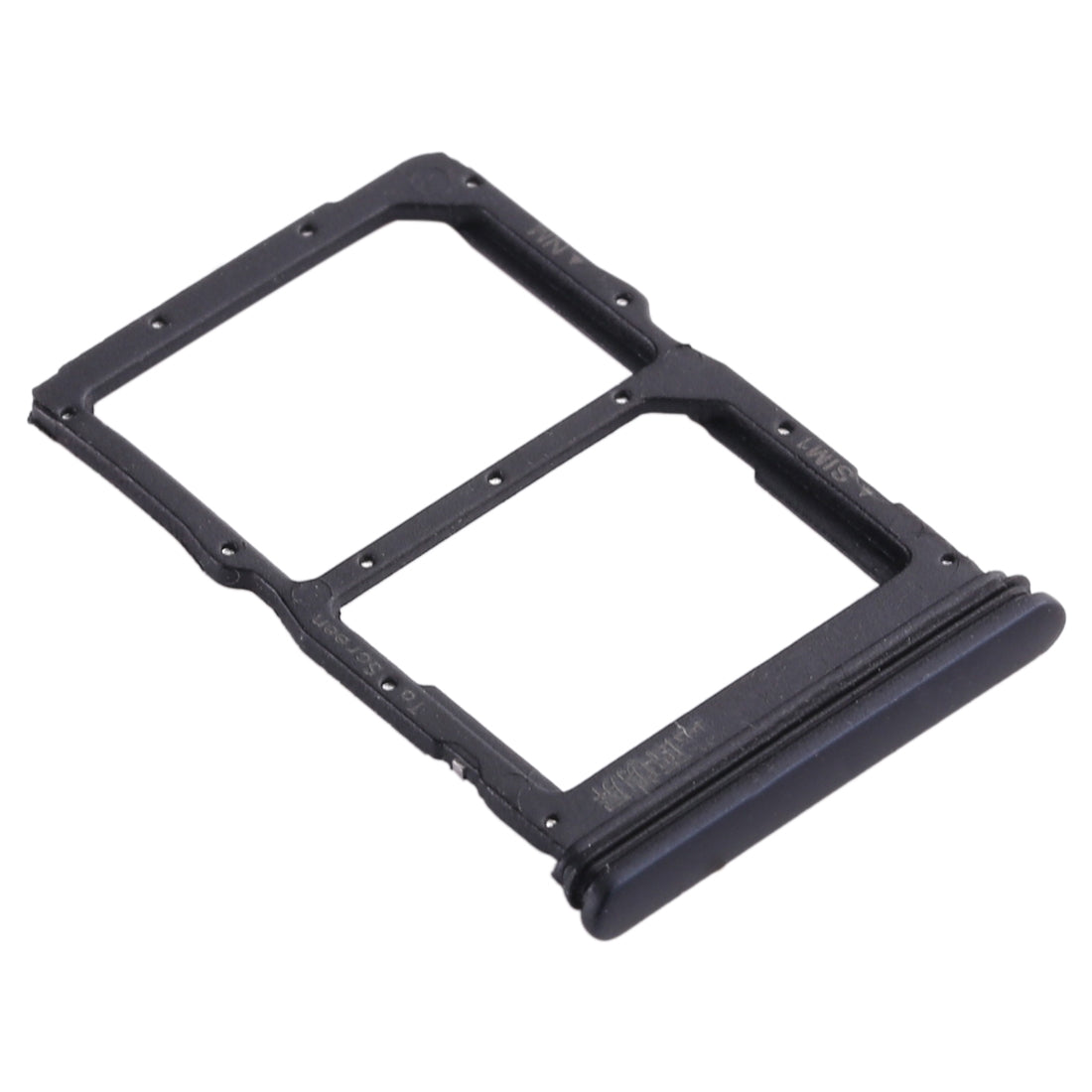 SIM-Card-Tray-+-NM-Card-Tray-for-Huawei-Honor-30S-/-Nova-7-SE-(Black)