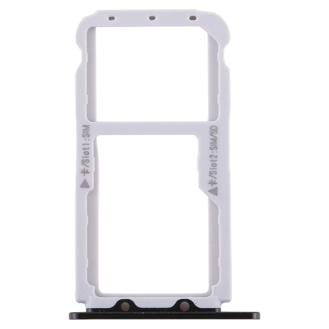 SIM-Card-Tray-+-SIM-Card-Tray-/-Micro-SD-Card-Tray-for-Huawei-Honor-V9-(Black)
