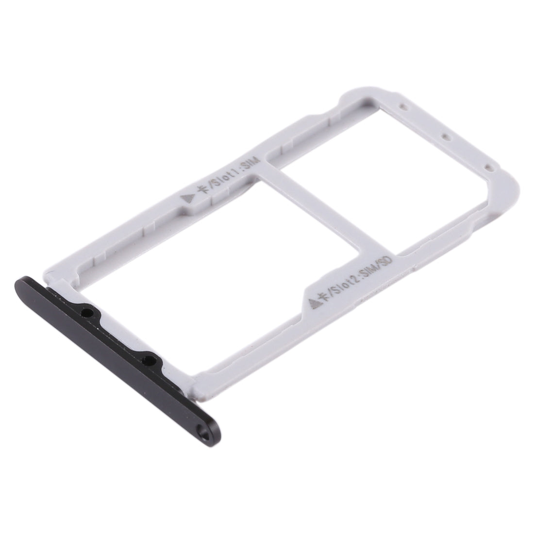 SIM-Card-Tray-+-SIM-Card-Tray-/-Micro-SD-Card-Tray-for-Huawei-Honor-V9-(Black)