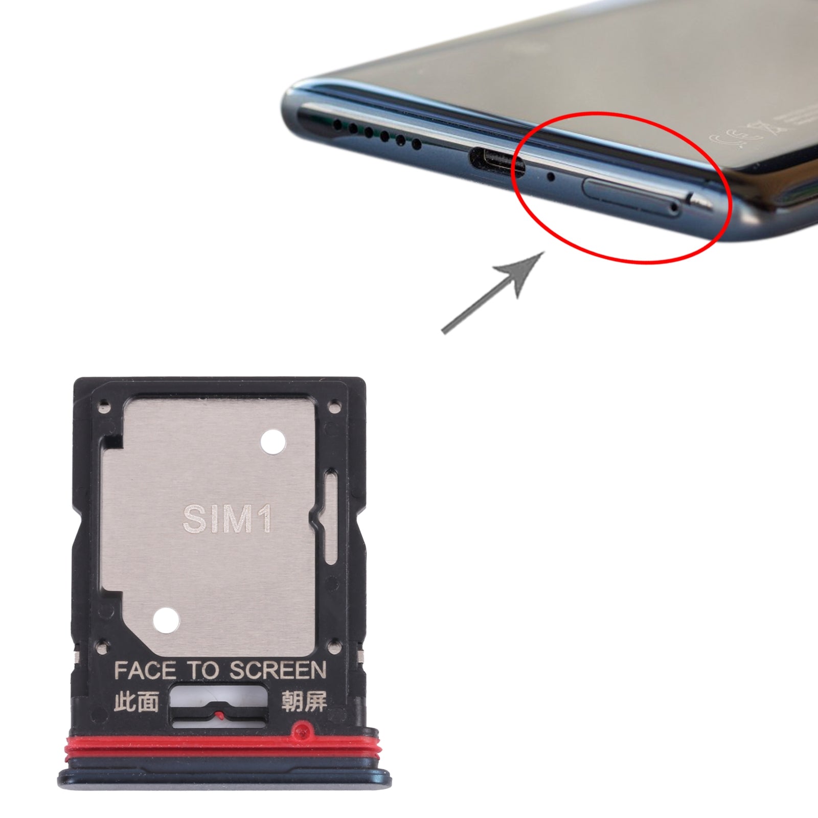 SIM-Card-Tray-+-SIM-Card-Tray-/-Micro-SD-Card-Tray-for-Xiaomi-Redmi-Note-11-Pro-(China)-21091116C-/-Redmi-Note-11-Pro+-5G-/-11i-/-11i-HyperCharge-5G-21091116UI(Green)