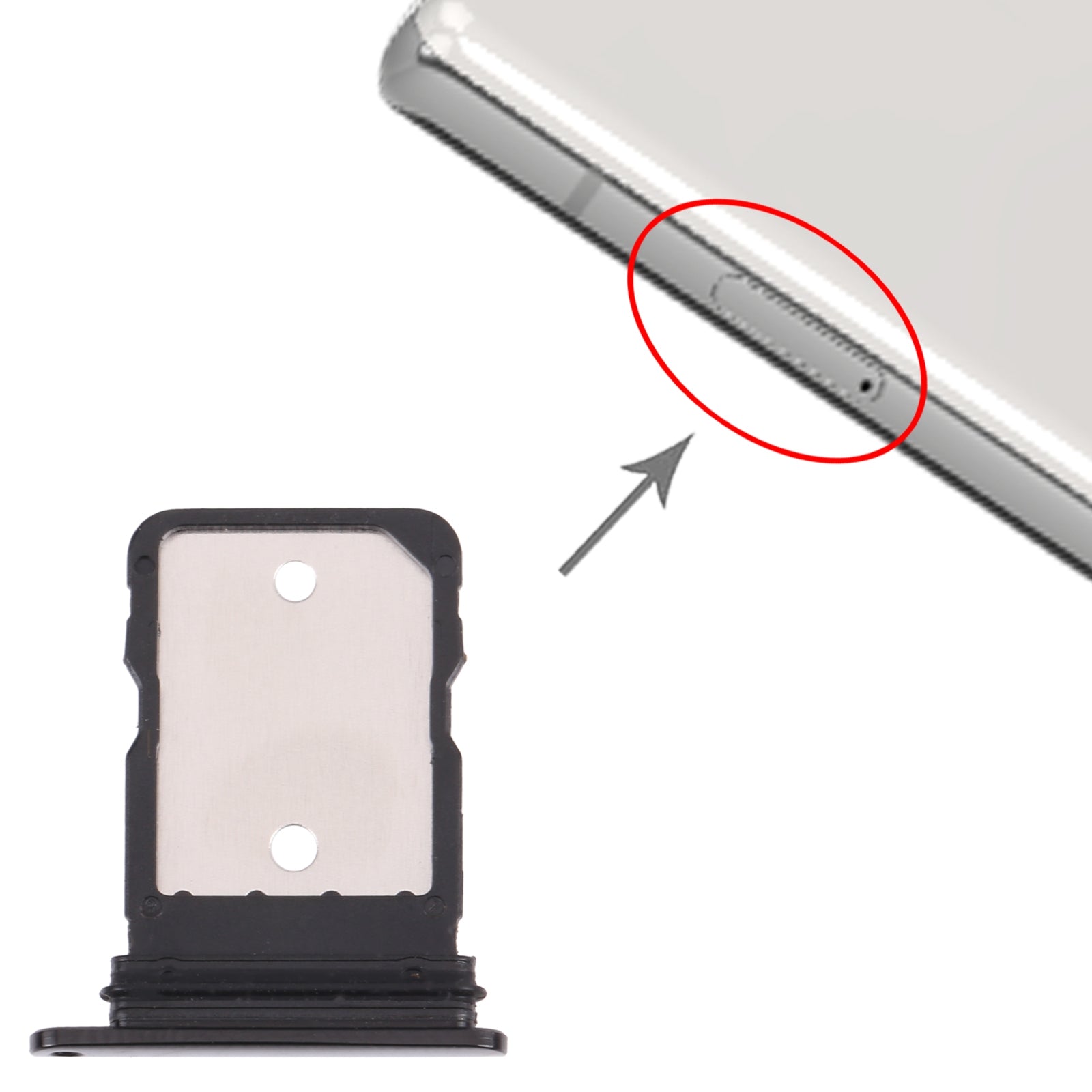 SIM-Card-Tray-for-Google-Pixel-6-Pro-(Black)
