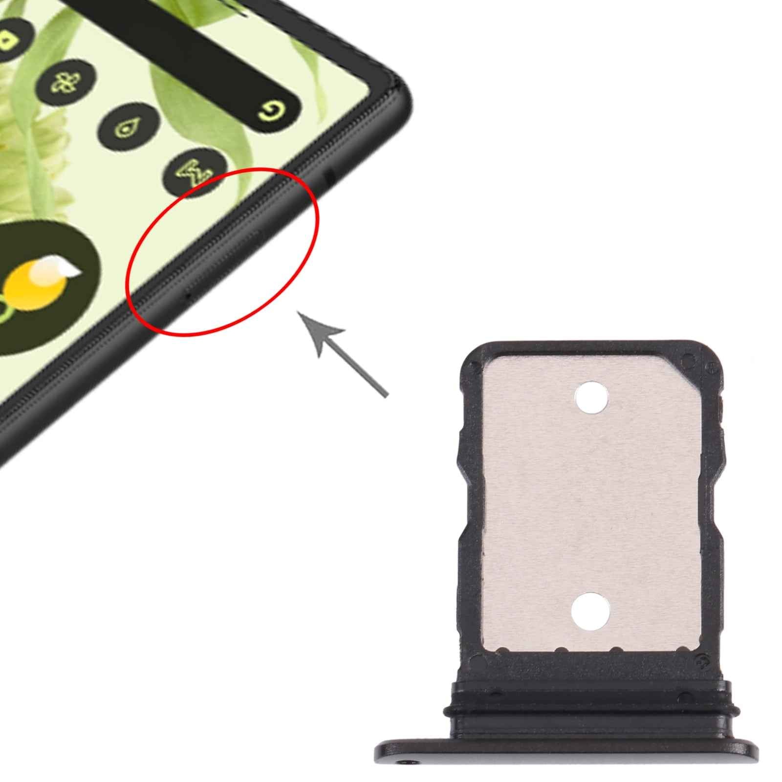 SIM-Card-Tray-for-Google-Pixel-6-(Black)