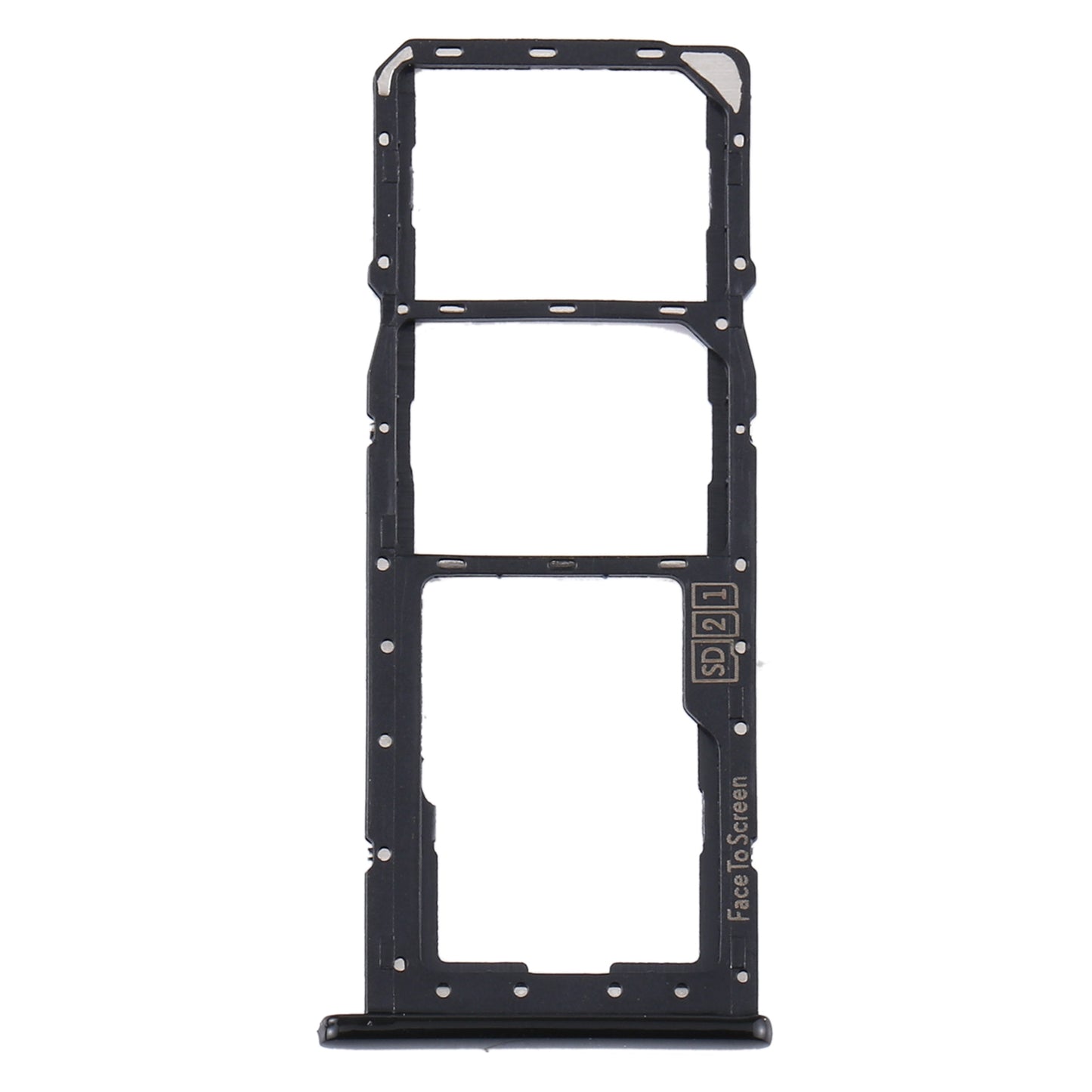 SIM-Card-Tray-+-SIM-Card-Tray-+-Micro-SD-Card-Tray-for-Motorola-One-(P30-Play)-XT1941(Black)