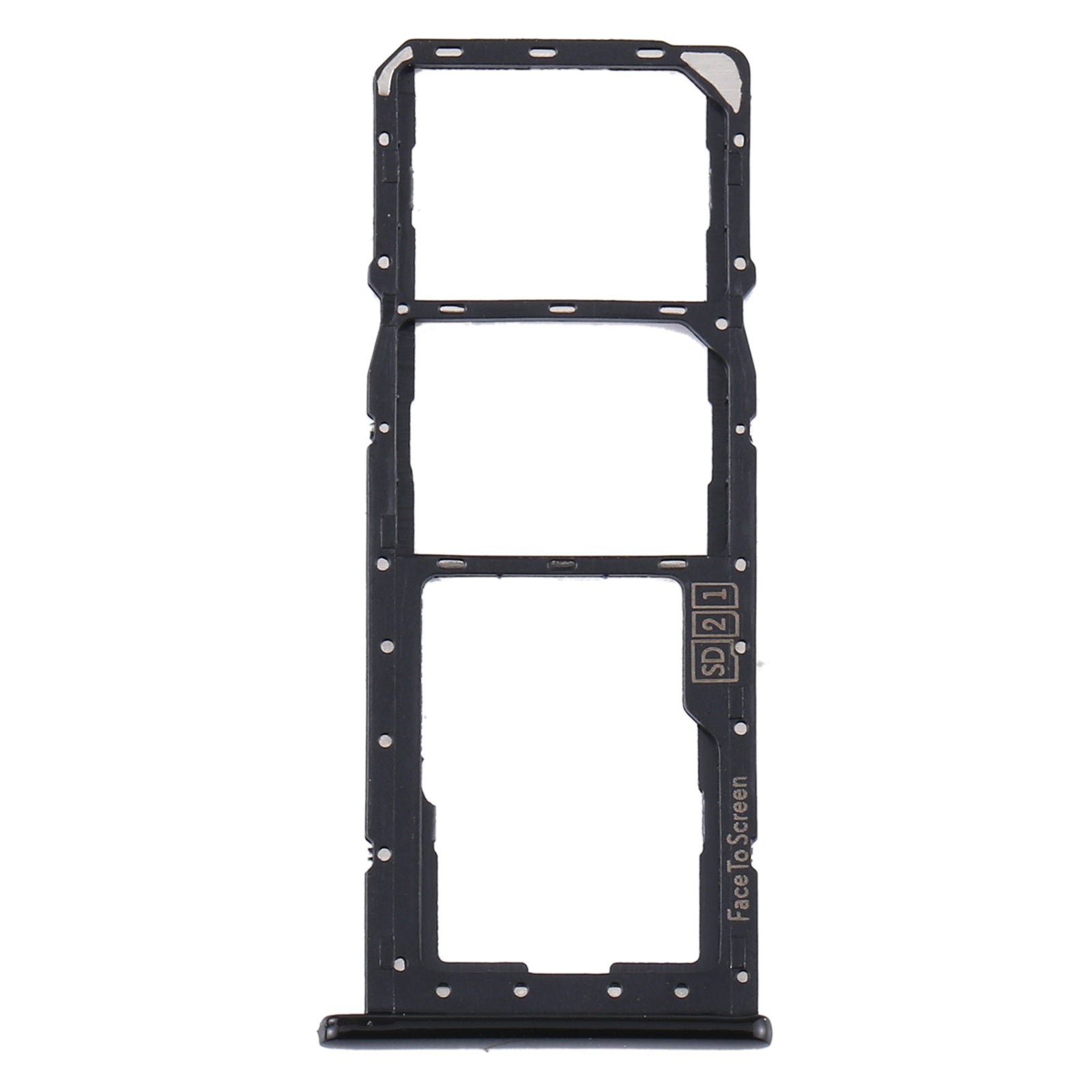 SIM-Card-Tray-+-SIM-Card-Tray-+-Micro-SD-Card-Tray-for-Motorola-One-(P30-Play)-XT1941(Black)