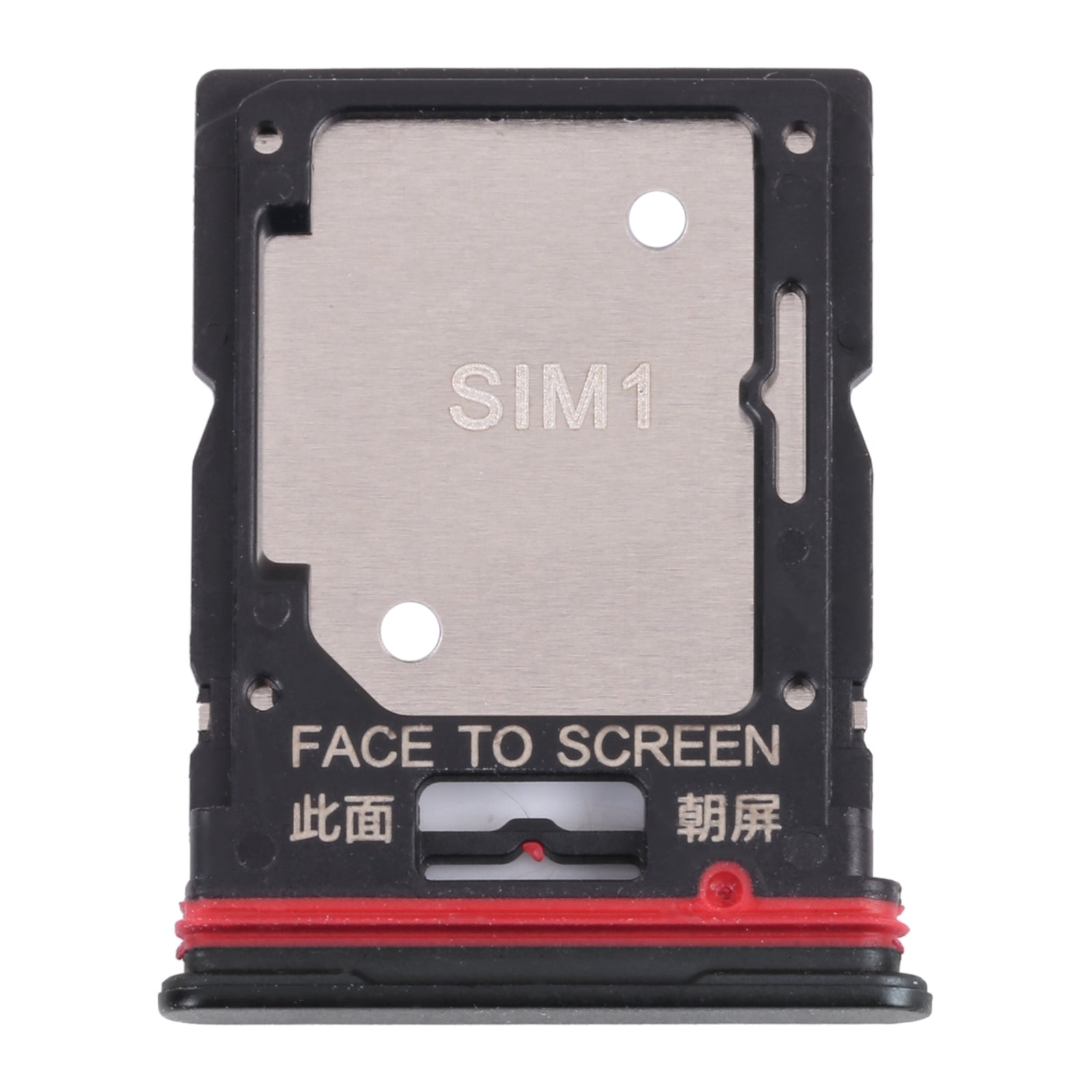 SIM-Card-Tray-+-SIM-Card-Tray-/-Micro-SD-Card-Tray-for-Xiaomi-Redmi-Note-11-Pro-(China)-21091116C-/-Redmi-Note-11-Pro+-5G-/-11i-/-11i-HyperCharge-5G-21091116UI(Black)