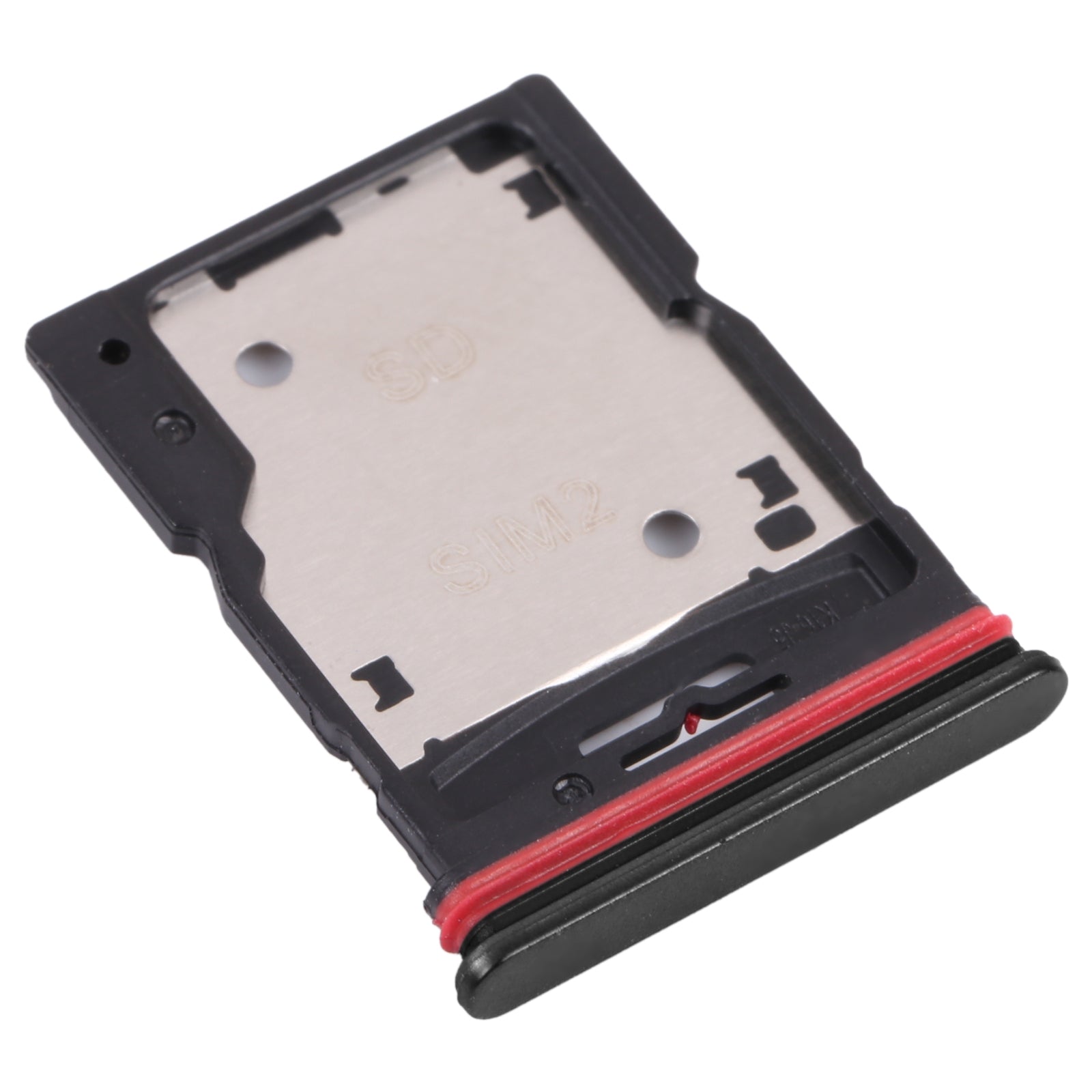 SIM-Card-Tray-+-SIM-Card-Tray-/-Micro-SD-Card-Tray-for-Xiaomi-Redmi-Note-11-Pro-(China)-21091116C-/-Redmi-Note-11-Pro+-5G-/-11i-/-11i-HyperCharge-5G-21091116UI(Black)