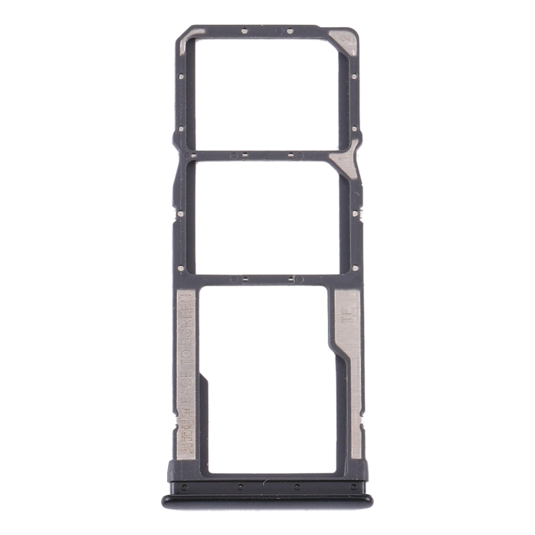 SIM-Card-Tray-+-SIM-Card-Tray-+-Micro-SD-Card-Tray-for-Xiaomi-Redmi-Note-8T-/-Redmi-Note-8-(Black)
