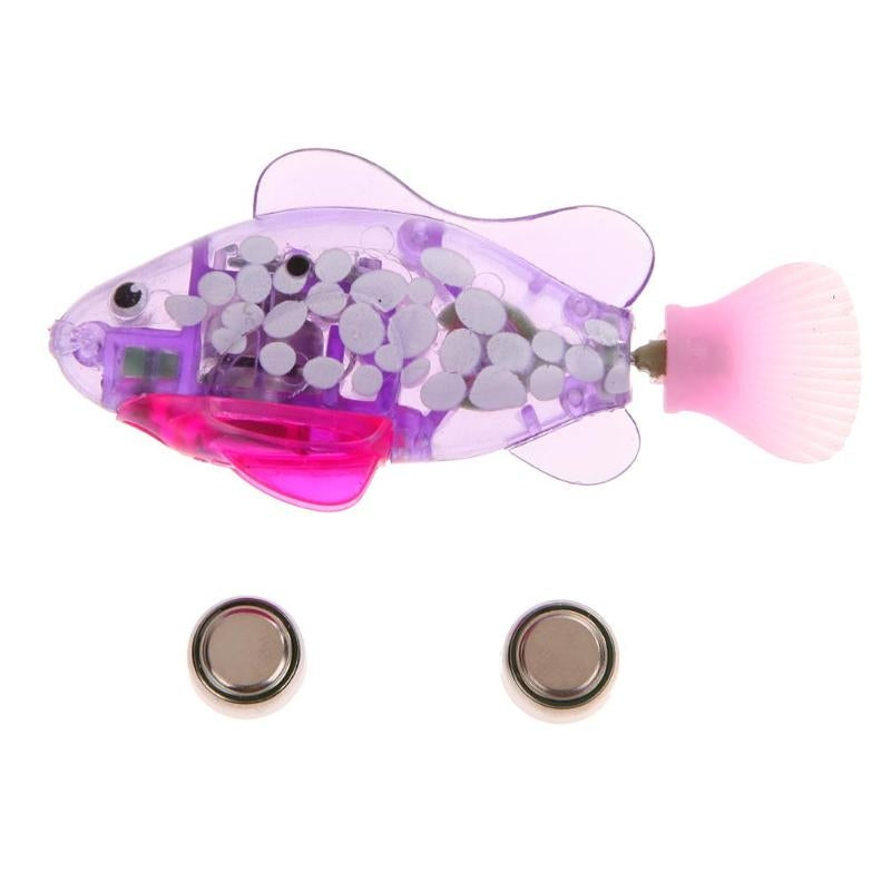 Simulation-Electric-Fish-Babies-Shower-Toy-with-Swimming-&-Lighting-Function(Color-Random-Delivery)