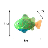 Simulation-Electric-Fish-Babies-Shower-Toy-with-Swimming-&-Lighting-Function(Color-Random-Delivery)