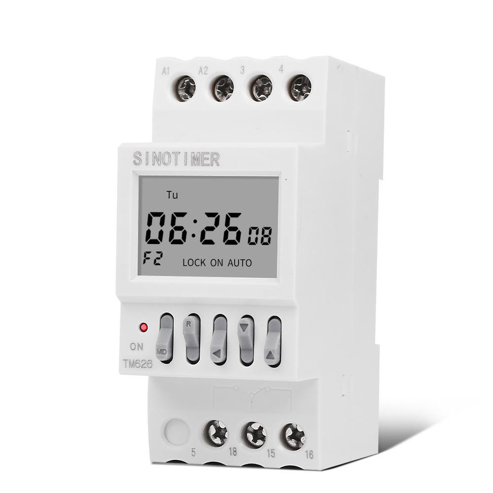 SINOTIMER-TM626-2-Channel-Timer-Switch-220V-7-Days-Weekly-Programmable-Timer