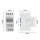 SINOTIMER-TM626-2-Channel-Timer-Switch-220V-7-Days-Weekly-Programmable-Timer
