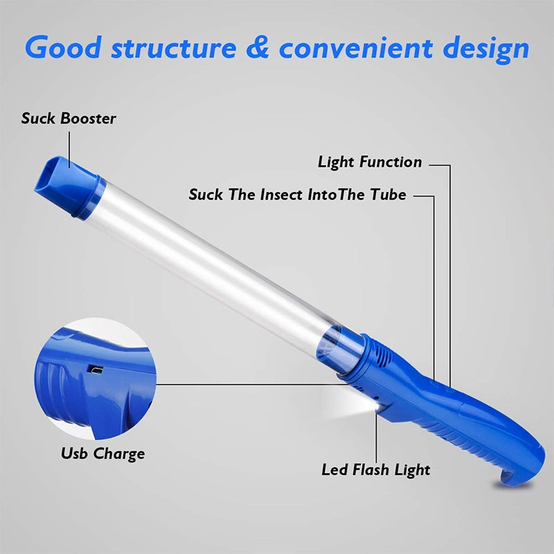 SK818-USB-Charging-Insects-Bugs-Suction-Traps-Electric-Pest-Spider-Catcher-with-LED-Light(Blue)