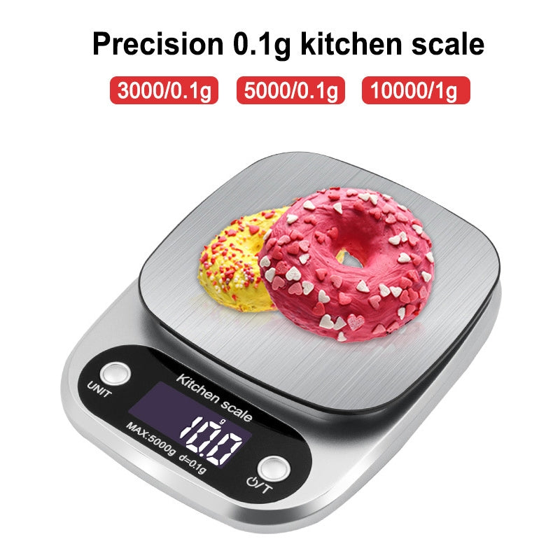 Small-Multifunctional-Kitchen-High-Precision-Electronic-Scale-LCD-Digital-Display-Food-Scale,-Model:-10kg/-1g