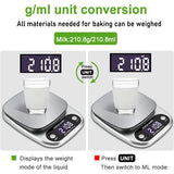 Small-Multifunctional-Kitchen-High-Precision-Electronic-Scale-LCD-Digital-Display-Food-Scale,-Model:-10kg/-1g