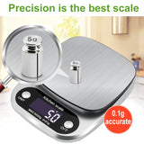 Small-Multifunctional-Kitchen-High-Precision-Electronic-Scale-LCD-Digital-Display-Food-Scale,-Model:-10kg/-1g