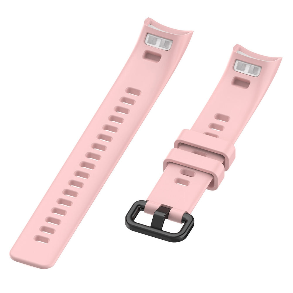 Smart-Watch-Silicone-Watch-Band-for-Huawei-Honor-Band-4-/-Band-5(Pink)