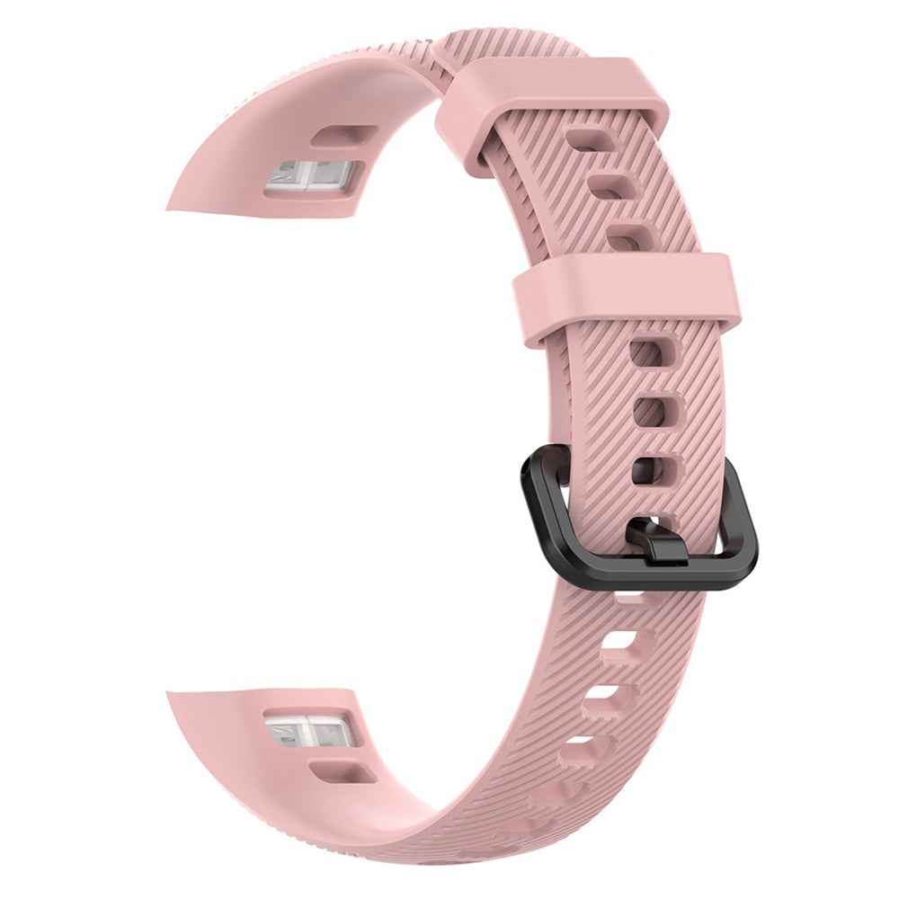 Smart-Watch-Silicone-Watch-Band-for-Huawei-Honor-Band-4-/-Band-5(Pink)