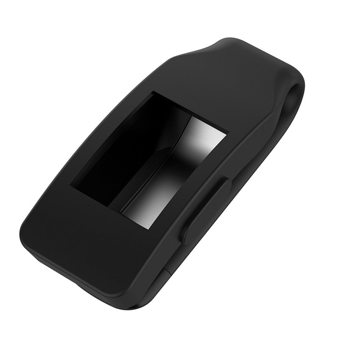 Smart-Watch-Silicone-Clip-Button-Protective-Case-for-Fitbit-Inspire-/-Inspire-HR-/-Ace-2(Black)