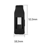 Smart-Watch-Silicone-Clip-Button-Protective-Case-for-Fitbit-Inspire-/-Inspire-HR-/-Ace-2(Black)