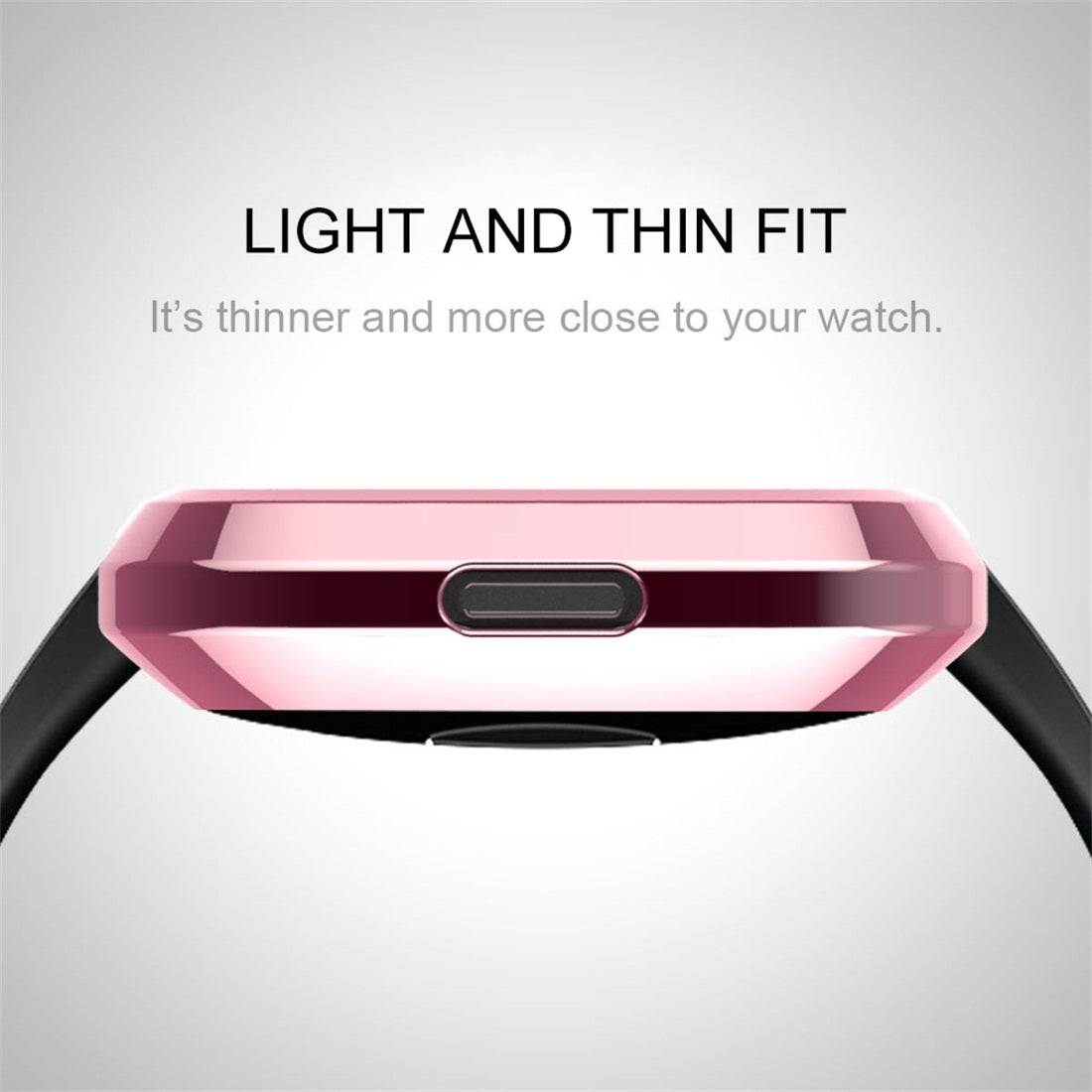 Smart-Watch-Soft-TPU-Protective-Case-for-Fitbit-Versa(Transparent)