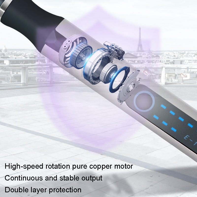 SNJ-3681-Mini-Engraving-Pen-Wireless-Polishing-Electric-Grinder,-Style:-Rose-Gold+Grinding-Head+Cutting-Blade+Carving-Stencil