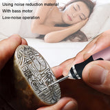 SNJ-3681-Mini-Engraving-Pen-Wireless-Polishing-Electric-Grinder,-Style:-Rose-Gold+Grinding-Head+Cutting-Blade+Carving-Stencil